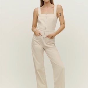 Reformation Ren Twill Jumpsuit - Size 4